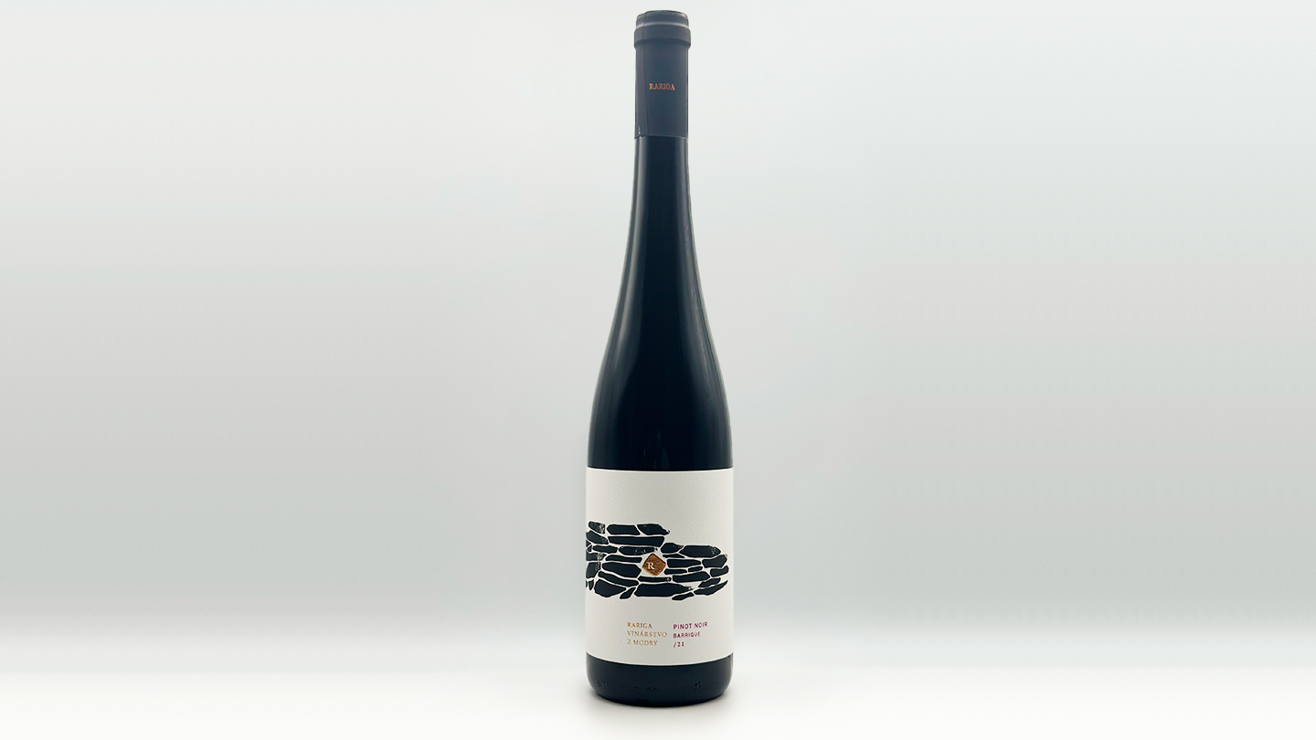 Víno Rariga Pinot Noir barrique 2021, červené suché víno