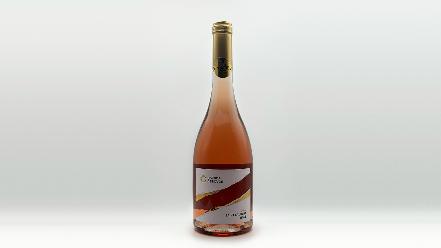 Pivnica Čebovce Svätovavrinecké rosé 2023, ružové suché víno